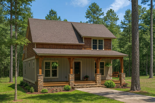 House Plan 5129 Pine Hills, Country Home House Plan