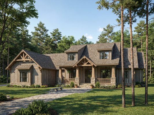 House Plan 1271 South Ridge, Rustic House Plan