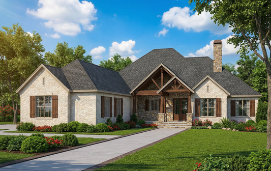 House Plan 1399 Pioneer Trail, Rustic House Plan