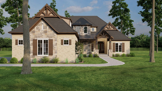 House Plan 1616 Aspen Manor, Rustic House Plan