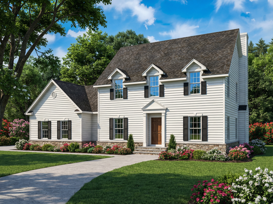 House Plan 324 Maple Street, Colonial Classical Federal House Plan