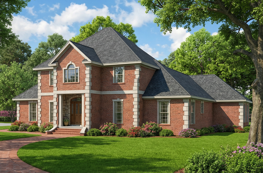 House Plan 482 Dogwood Avenue, French Classic House Plan