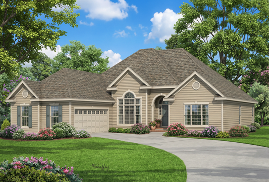 House Plan 549B Madison Drive, French Traditional House Plan