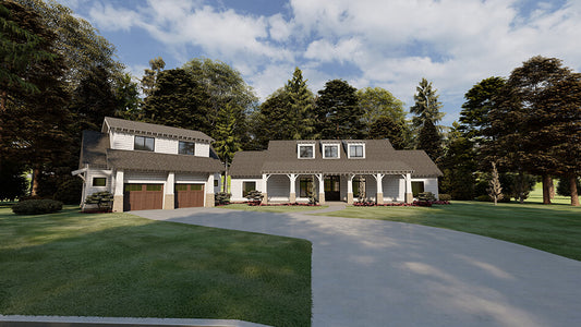 House Plan 5256 Cody Ridge, Farmhouse House Plan