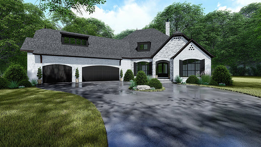 House Plan 5224 Janson Cove, European House Plan