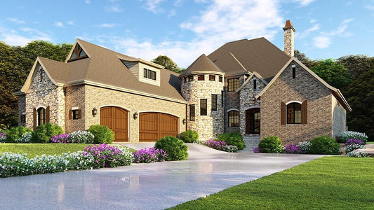 House Plan 5199 Corbin Manor, European House Plan
