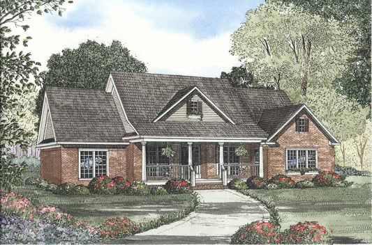 House Plan 526B Olive Street, Country Home House Plan