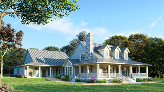 House Plan 5020 Charleston Bay, Farmhouse House Plan