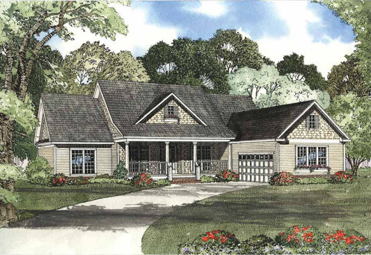 House Plan 1113 Olive Street, Country House Plan - Nelson Design Group