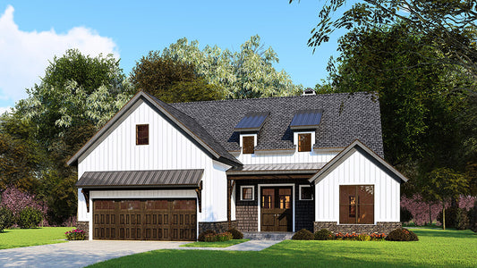House Plan 5245 Timberland Ridge II, Farmhouse House Plan - Nelson Design Group