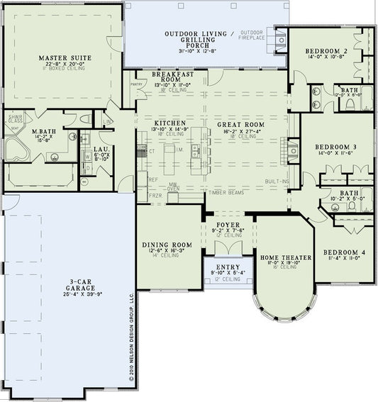 House Plan 1346 Veronique, European House Plan
