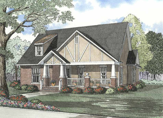 House Plan 596 Elm, Arts and Crafts House Plan