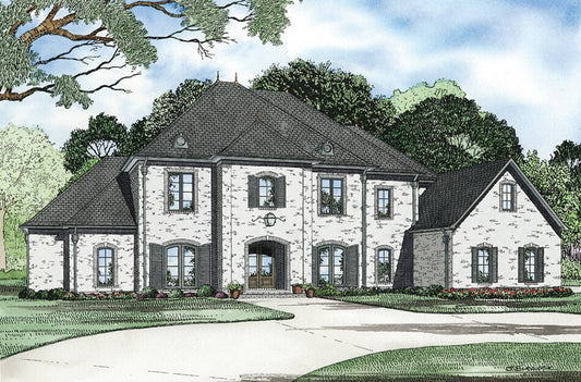 House Plan 1290 Cascata, European House Plan