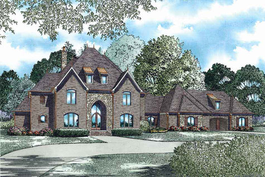House Plan 1390 Auburn Dale, European House Plan