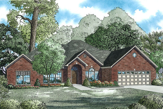 House Plan 156 Country Club Drive, Traditional House Plan