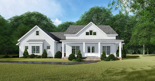House Plan 5234 Three Winds II, Farmhouse House Plan