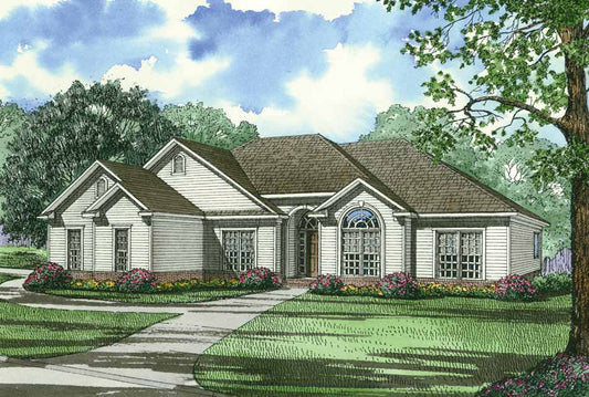 House Plan 378B Dogwood Avenue, Traditional House Plan