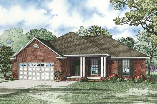 House Plan 114-1C Spruce Street, Affordable House Plan