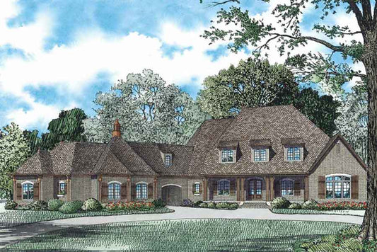 House Plan 1381 Odysseas, European House Plan