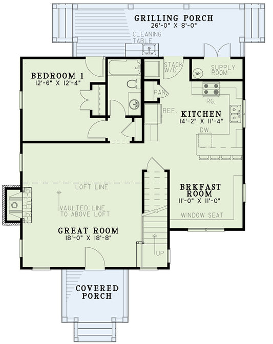 House Plan 422 Stone Brook, Riverbend House Plan