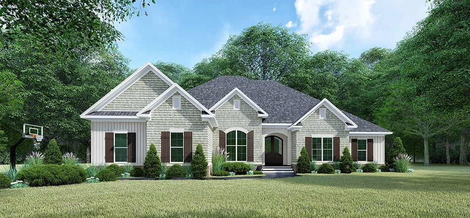 Plano de casa 5210 Anslor Manor, plano de casa estilo Craftsman ...