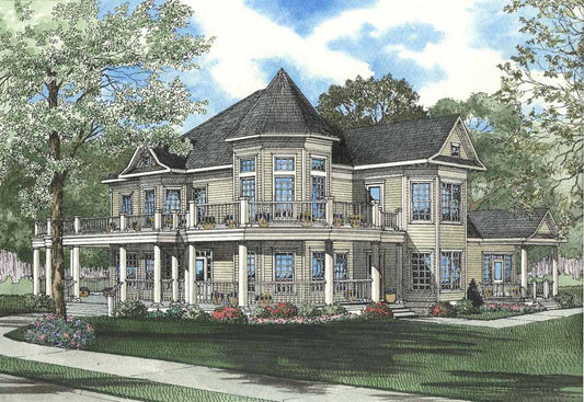 House Plan 493 Main Street, European House Plan