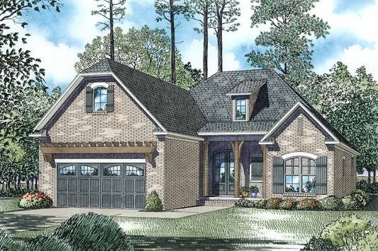 House Plan 1340 Annabelle, European House Plan