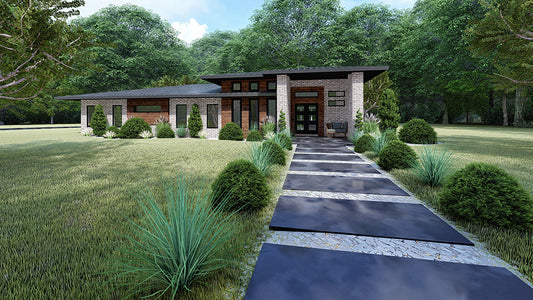 House Plan 1005 Preston Drive, Modern House Plan