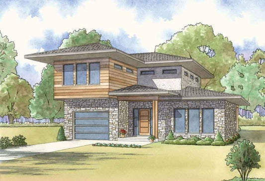 House Plan 1009 The Rio, Modern House Plan