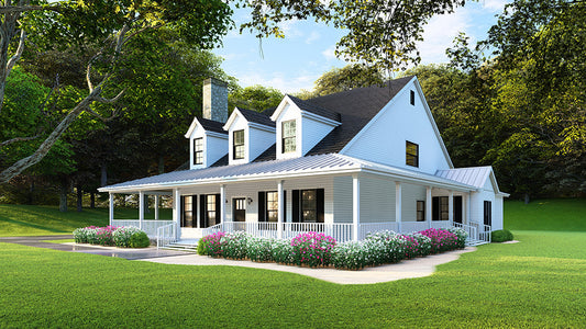 House Plan 1379 Oak Forest, Farmhouse House Plan