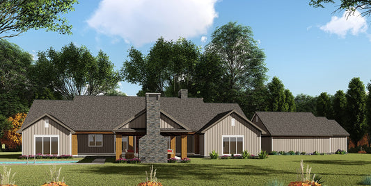 House Plan 5151 Bryson Ridge, Rustic House Plan
