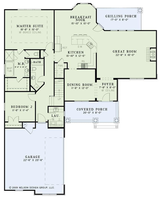 House Plan 1331 The Allenstown, Arts and Crafts House Plan