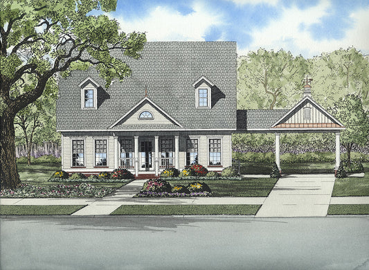 House Plan 934 Park Street, Midtown Village House Plan