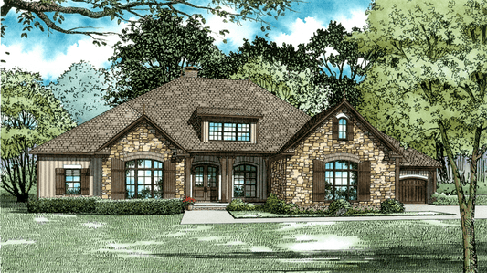 House Plan 1472 Bennigan Court, Rustic House Plan