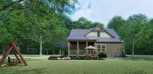 House Plan 5207 Riverrun, Craftsman Bungalow House Plan