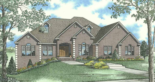 House Plan 1119 Country Club Drive, Luxury House Plan