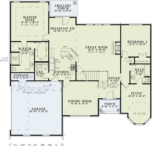 House Plan 1125 Cherry Street, Luxury House Plan