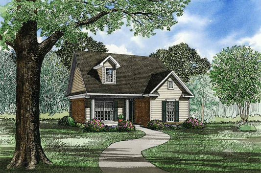 House Plan 130 Maple Street, Traditional House Plan