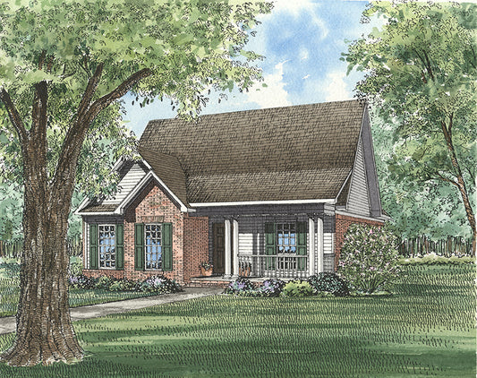 House Plan 131 Maple Street, Traditional House Plan