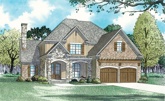 House Plan 1333 The Meadowbrook, Arts and Crafts House Plan