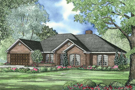 House Plan 1376 Autumn, Traditional House Plan