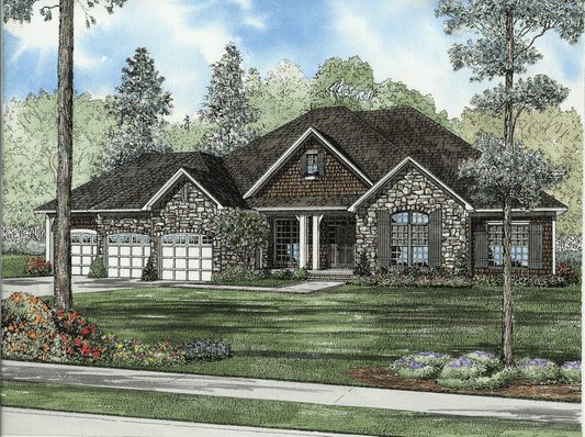 House Plan 1651 Dogwood Drive, Traditional House Plan