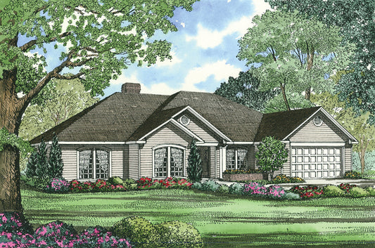 House Plan 190B Cherry Street, Traditional House Plan