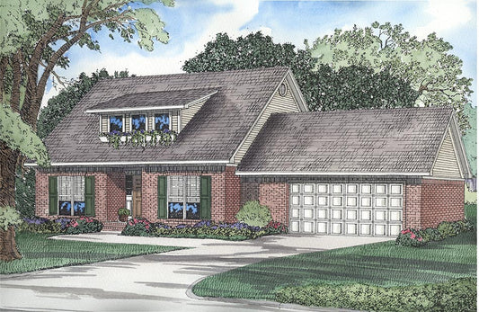 House Plan 196 Walnut Lane, Traditional House Plan