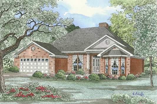 House Plan 206-2 Anna Circle, Traditional House Plan