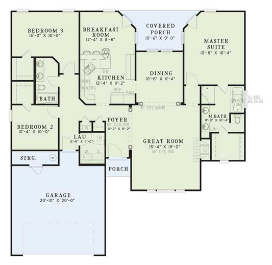 House Plan 220 Chestnut Lane, French Traditional House Plan
