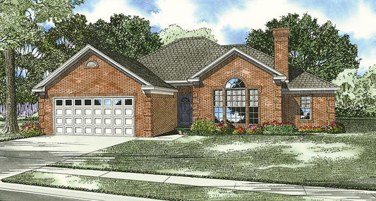 House Plan 220 Chestnut Lane, French Traditional House Plan