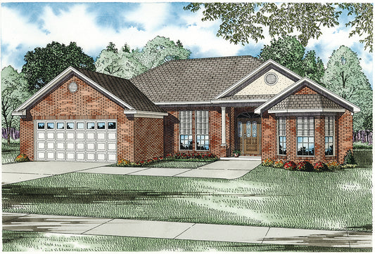 House Plan 221 Spruce Street, Traditional House Plan