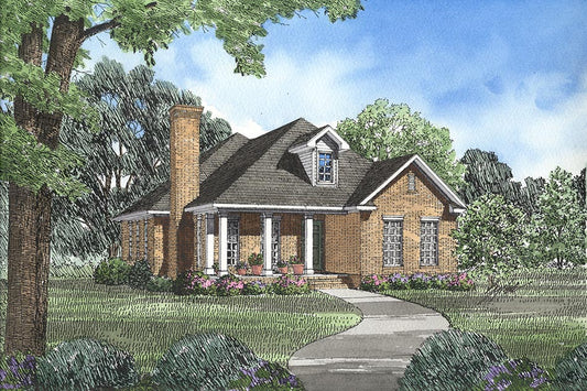 House Plan 268 Walnut Lane, Traditional House Plan
