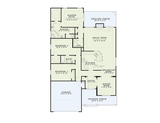 House Plan 272 Hannah Lane, Traditional House Plan